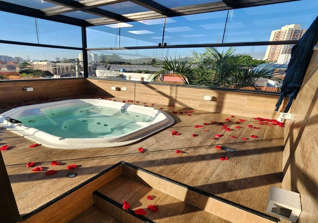 Villa Cobertura Triplex De Luxo Com Jacuzzi San Paolo Esterno foto